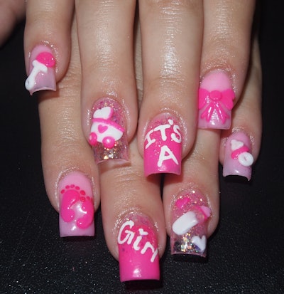 New baby nail hotsell designs