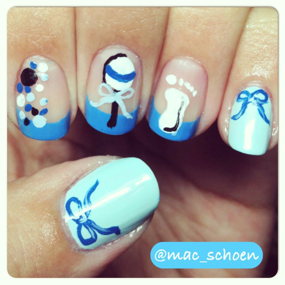 Baby nail discount designs