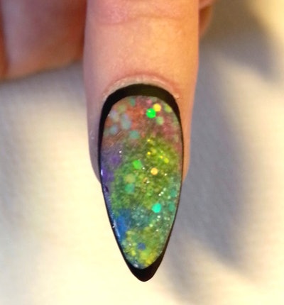 Polycolor acrylic shop paint for nails