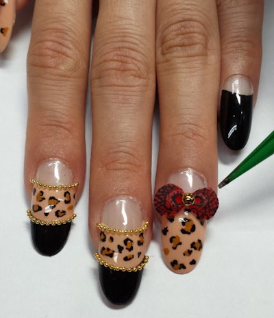 Nail Art Tutorial: Leopard Print French Manicure | Nailpro