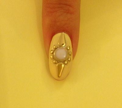 Nail Art White 2mm Pearls Studs Nail Decoration