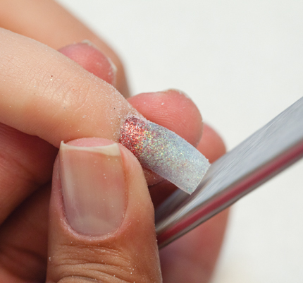 Nail Art Tutorial Acrylic Glitter Ombre Nailpro