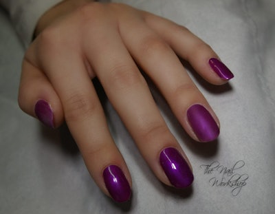 Nail Art Tutorial: Lavender Glitter Nails | Nailpro