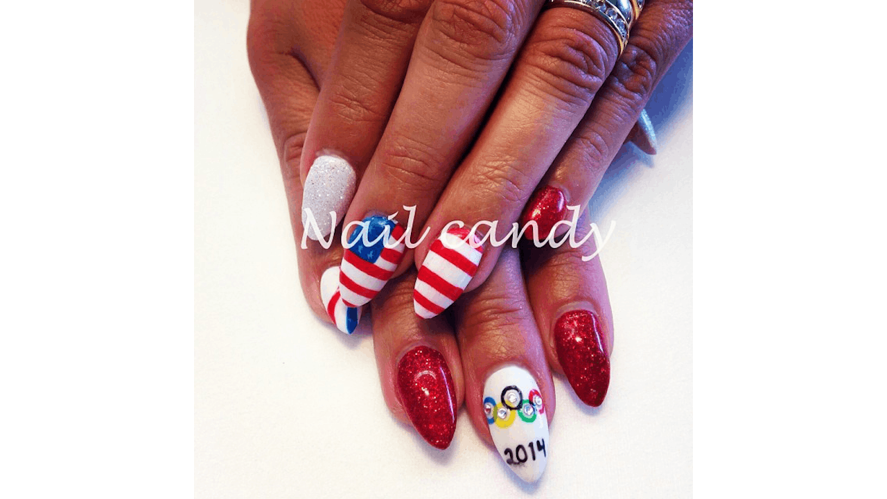 Nail Art Gallery: Olympic Nail Designs | Nailpro Nail Art Gallery: Olympic Nail Designs | Nailpro