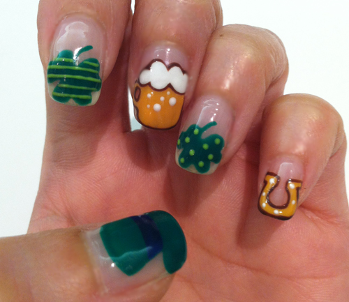 Nail Art Tutorial: St. Patrick's Day Nails | Nailpro