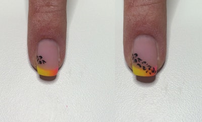 Nail Art Tutorial: Sunset Leopard French | Nailpro
