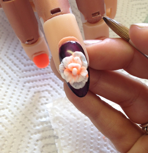 Nail Art Tutorial: 3-D Orange Party Nails | Nailpro