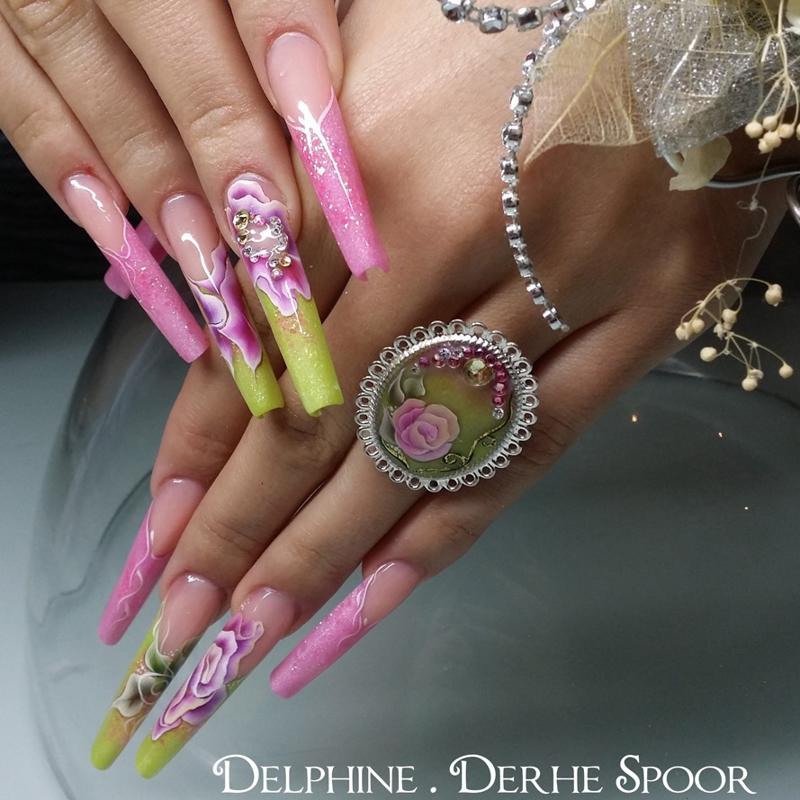 Nail Art Tutorial One Stroke Flower Nails Nailpro