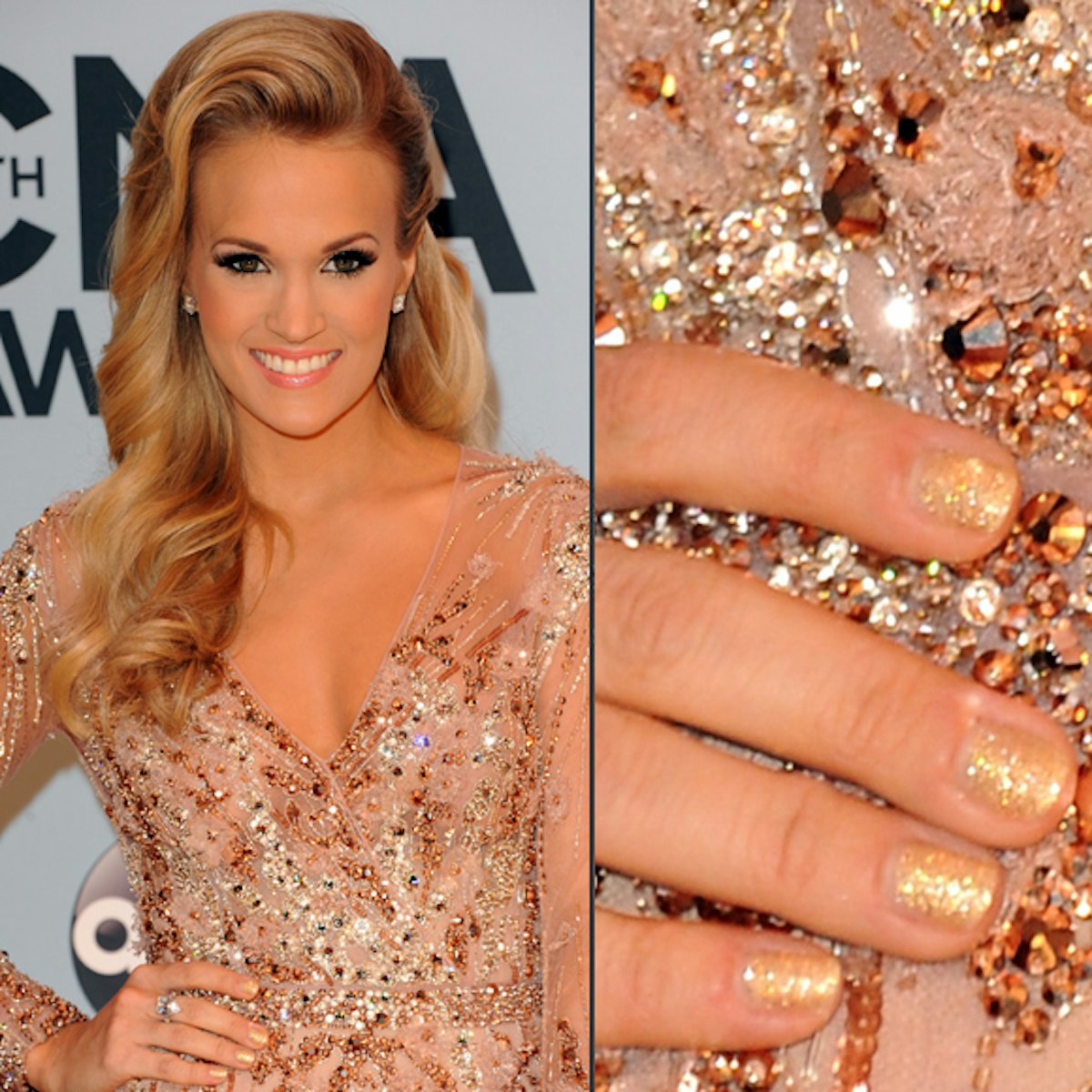 Carrie Underwood Wears Nicole by OPI Carrie'd Away at CMAs | Nailpro