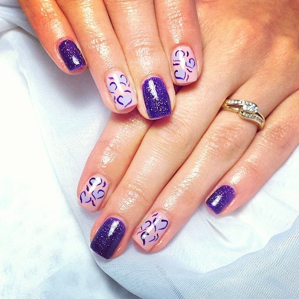 Nail Art Purple Nail Designs Nailpro