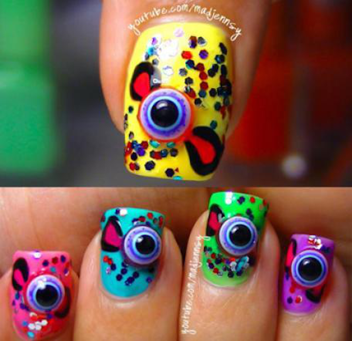 Nail Art How To 3d Eyeball Candy Design Nailpro