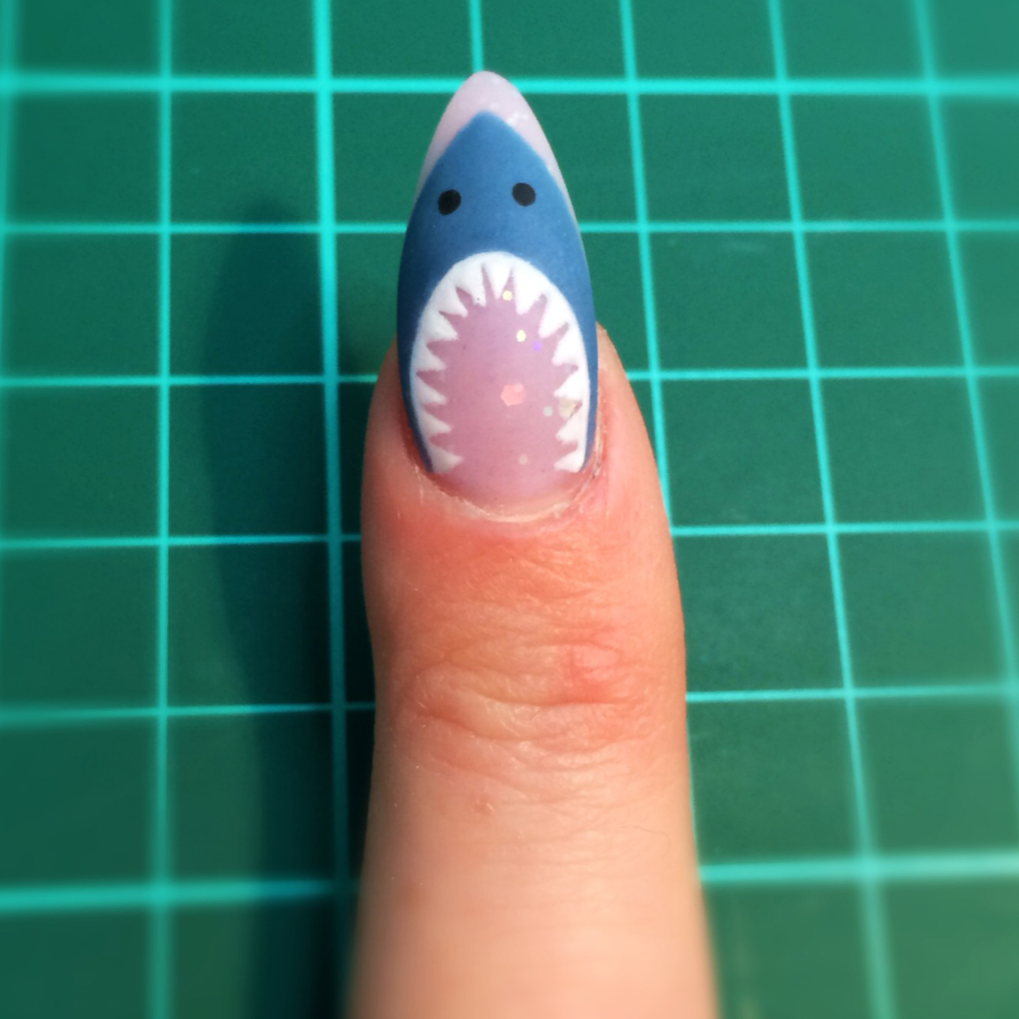 Nail Art Tutorial Shark Nails Nailpro