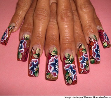 One stroke nail outlet art