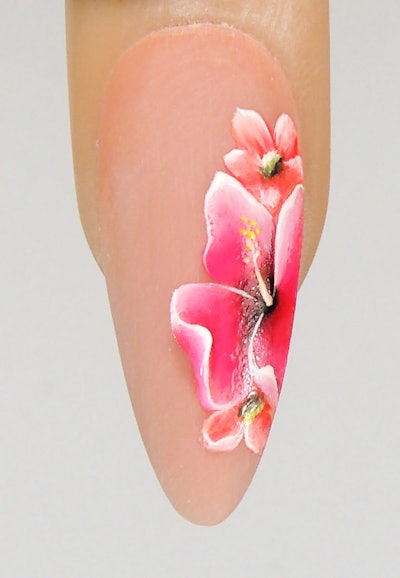 How To Draw Hawaiian Flowers On Nails | Best Flower Site