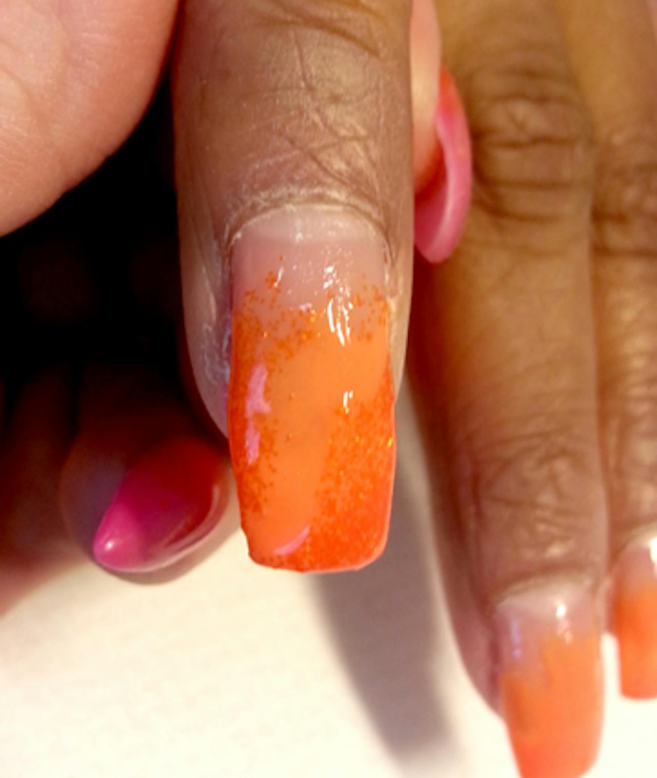 Nail Art How To Orange And Black Light Elegance Nails Nailpro