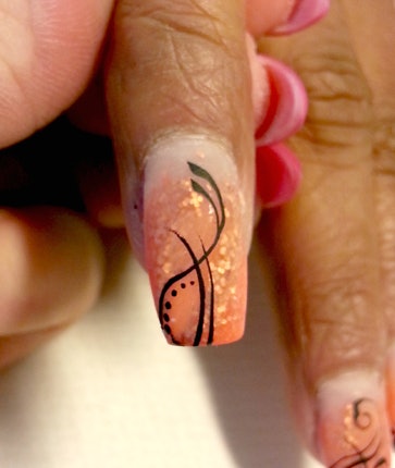 Nail Art How To: Orange and Black Light Elegance Nails | Nailpro Nail Art How To: Orange and Black Light Elegance Nails | Nailpro