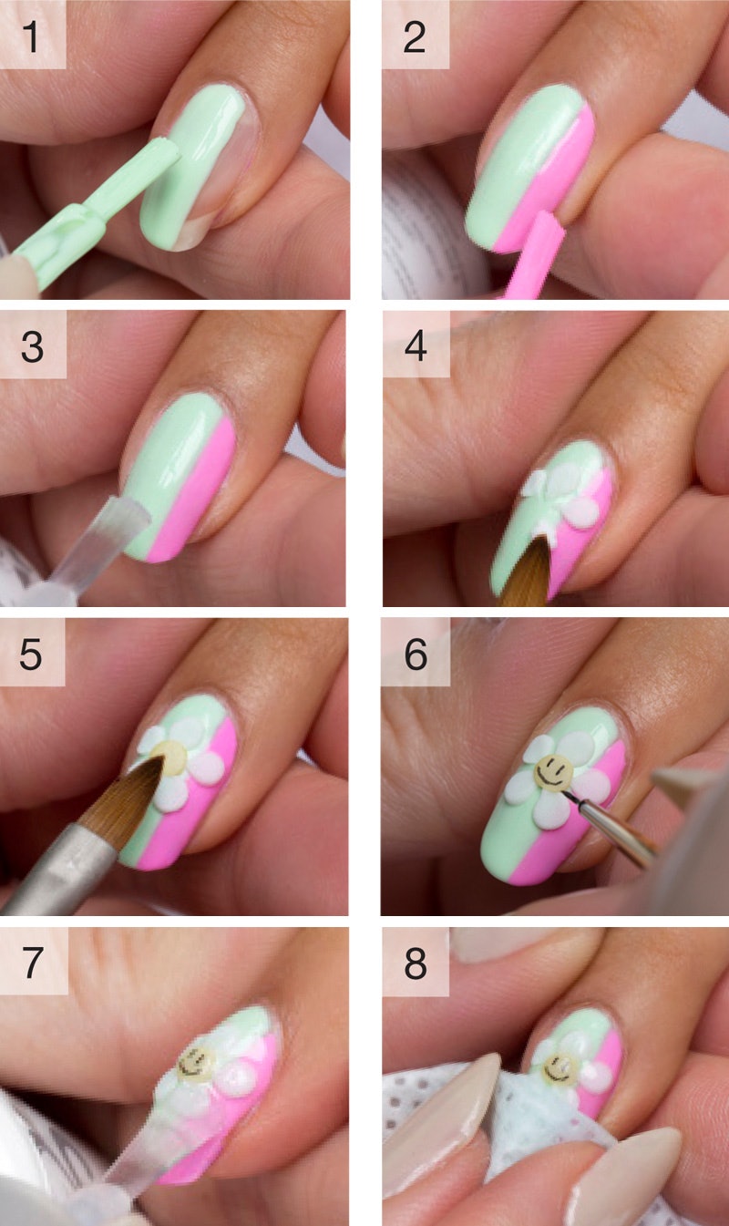 Nail art step best sale by step