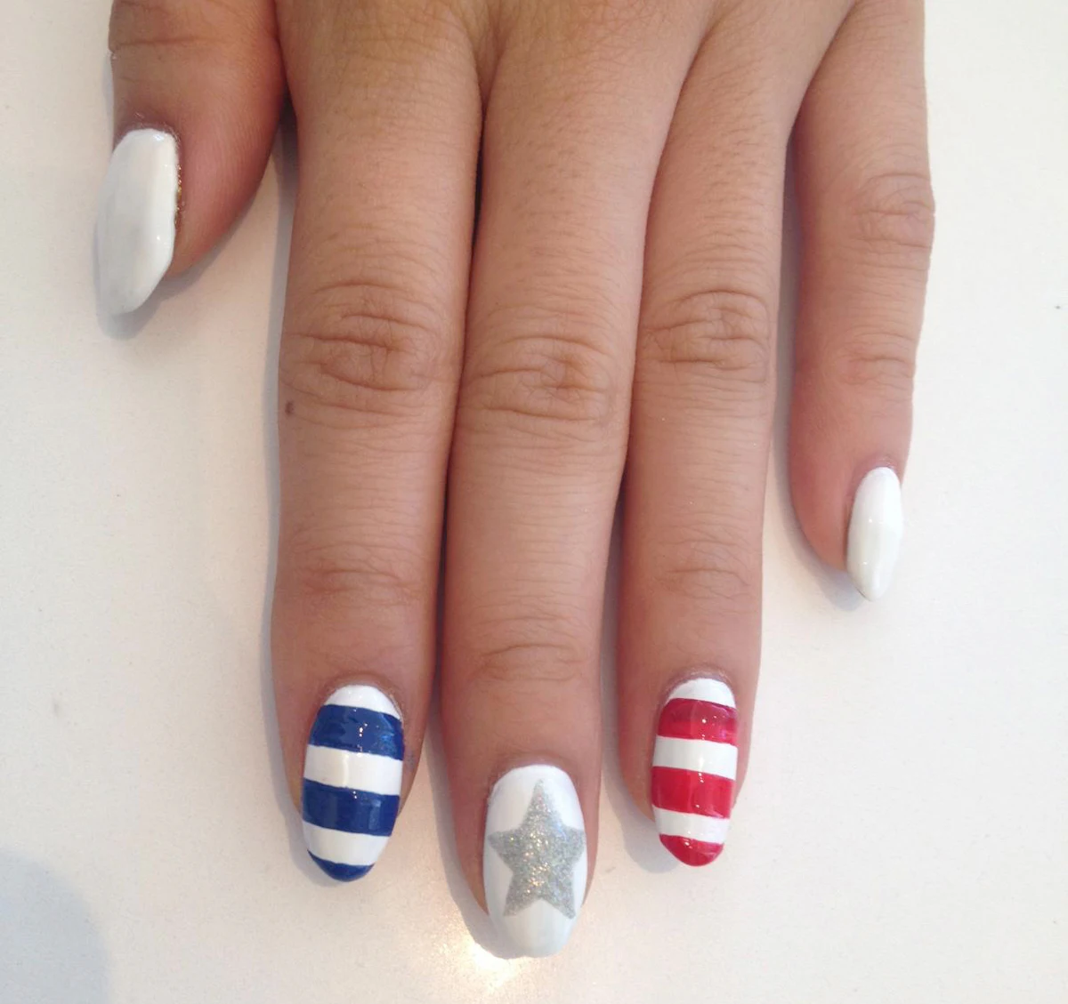 Nail Art Tutorial: Patriotic Stars and Stripes | Nailpro