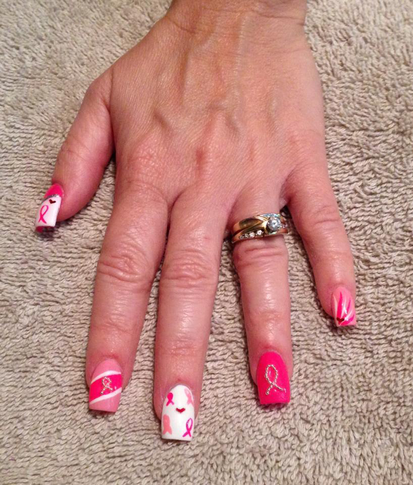 Nail Art: Breast Cancer Awareness Nail Designs | Nailpro
