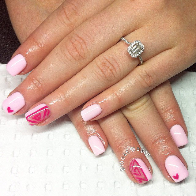 30 Playful Pink Nail Art Designs For Every Occasion : Two Toned Pink French  Tips