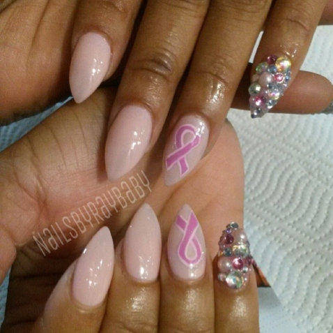 Nail Art: Breast Cancer Awareness Nail Designs | Nailpro