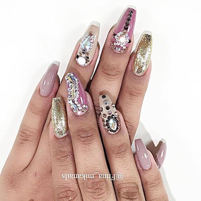 Bling nails best sale