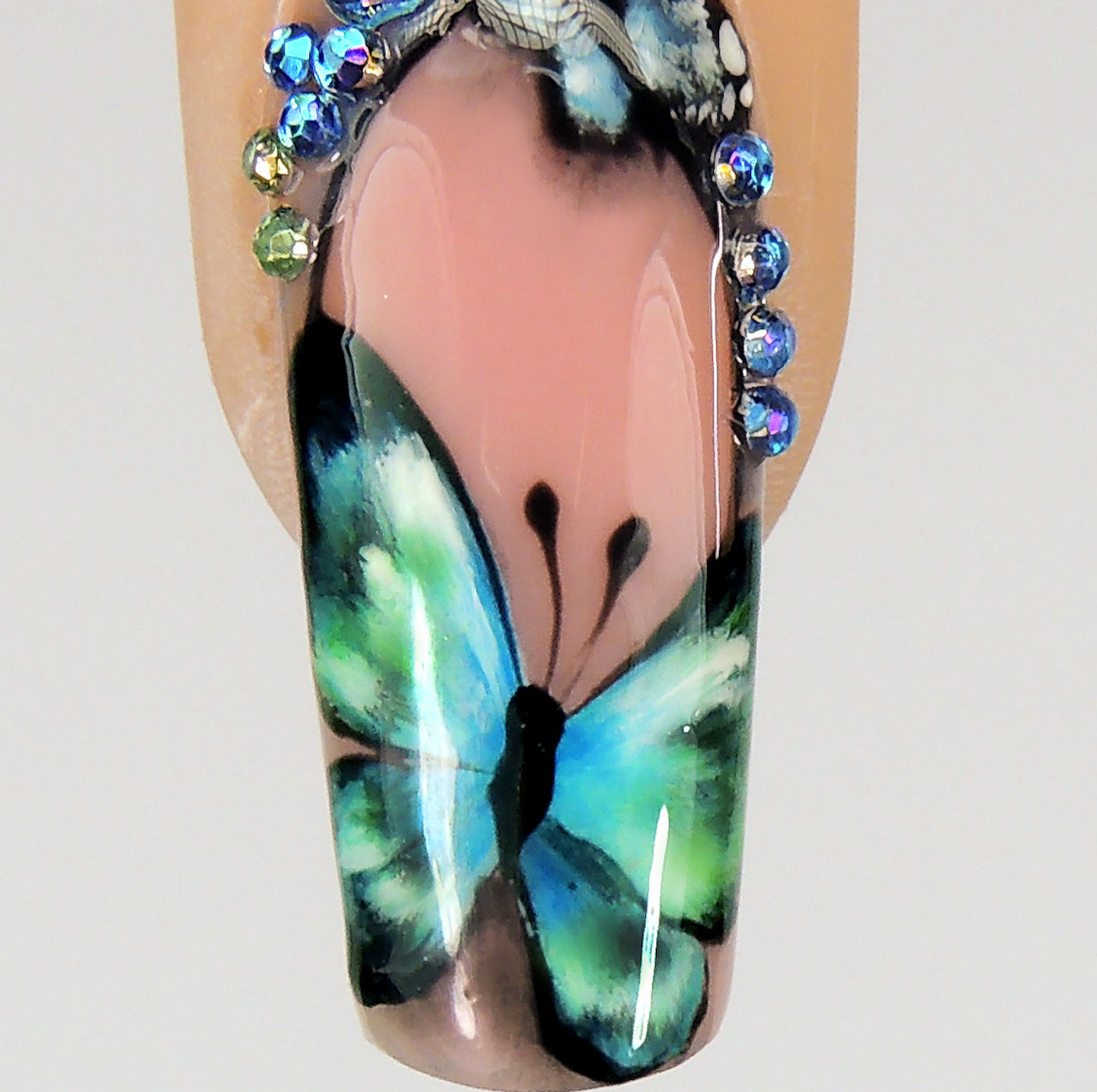 Nail Art Tutorial Lifelike Gel Butterflies Nailpro