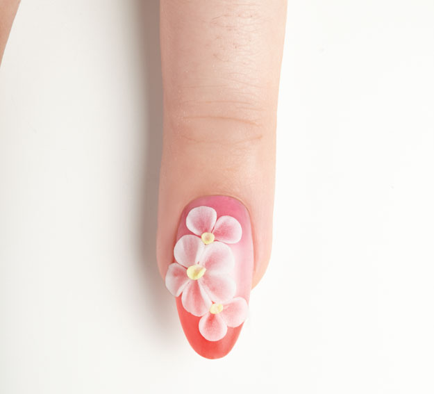 40 Cute Acrylic Nails To Wear This Spring : 3D Flower Translucent Nail Art  I Take You | Wedding Readings | Wedding Ideas | Wedding Dresses | Wedding  Theme