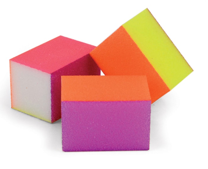 flowery block on