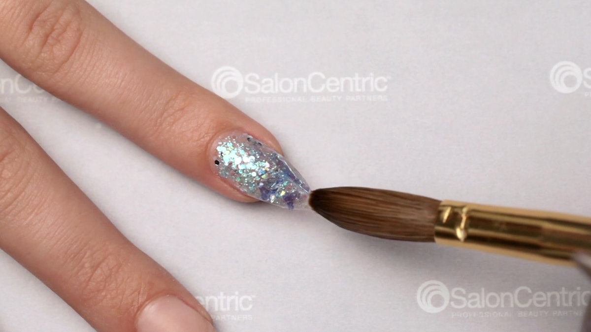 Encapsulated Glitter Tutorial Using Products from Salon Centric Nailpro