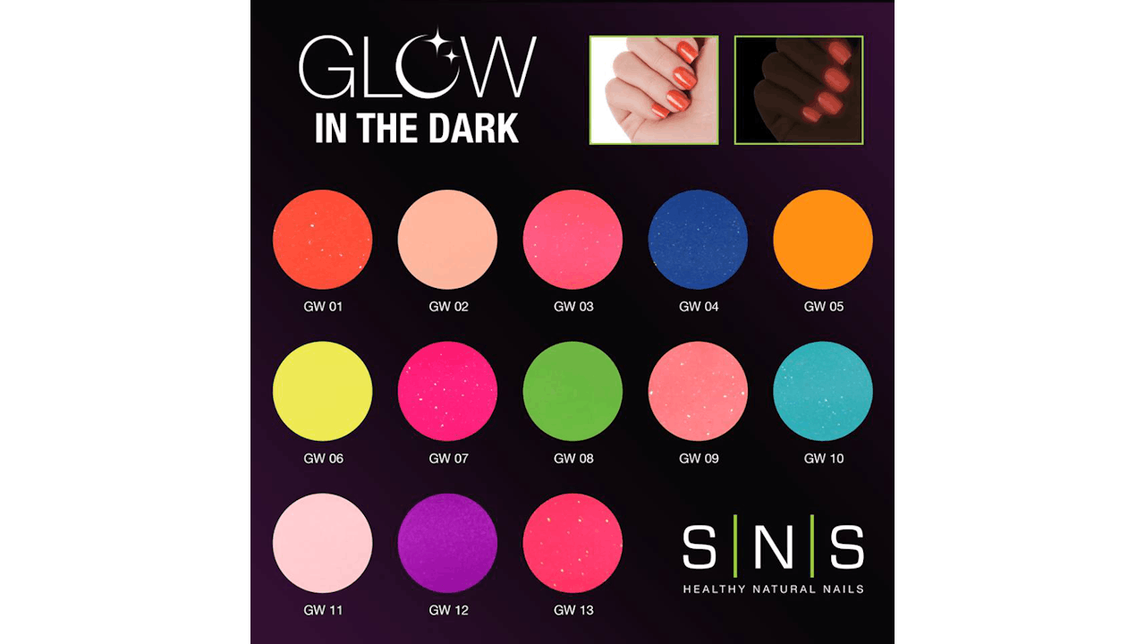 Light Up the Holidays with Glow in the Dark Dip Powders from SNS