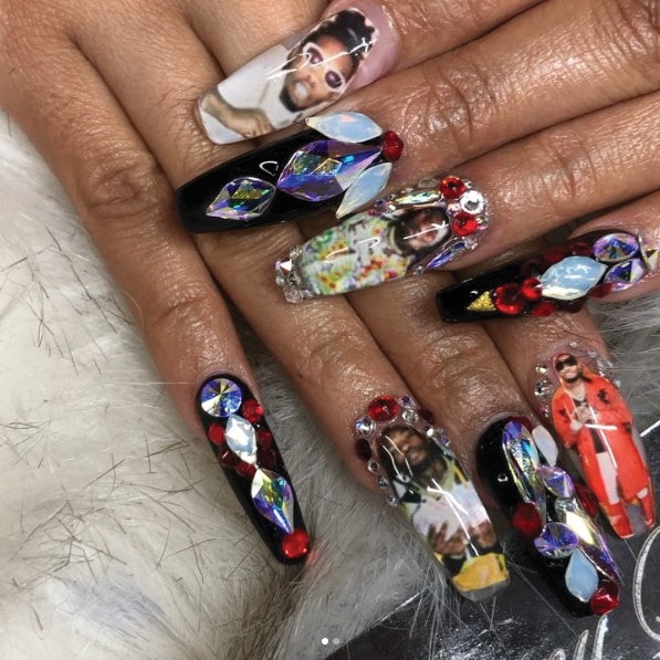 Cardi b nails deals