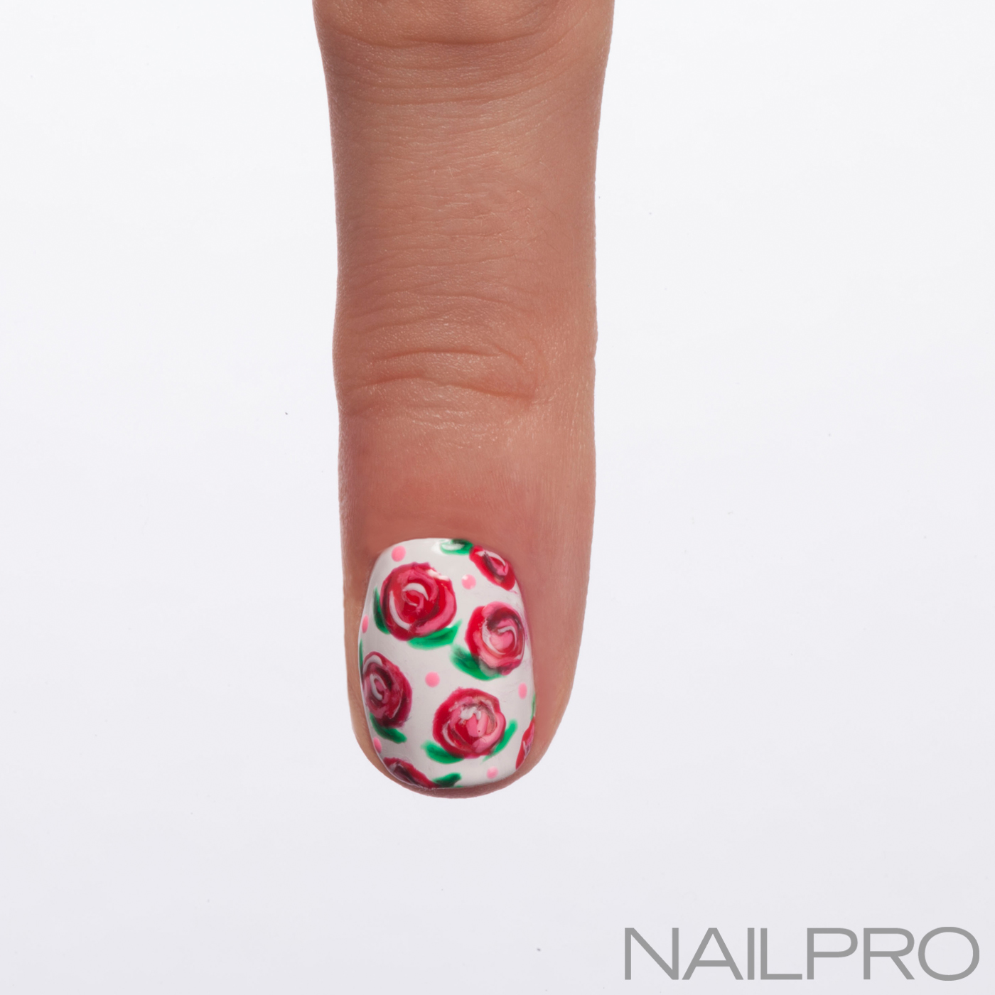 Nude Floral Nail Design | Heather R.'s Photo | Beautylish