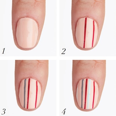 Create a Pinstripe Nail Look Using Essie Gel Couture | Nailpro