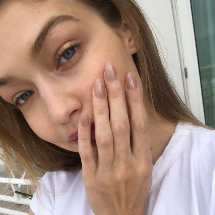 Gigi Hadid Julie Kandalec Nail Artist Elle Cover