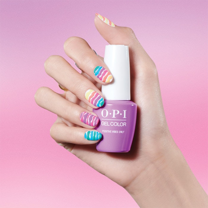 Create a Rainbow Nail Design with the OPI Summer Neon Collection | Nailpro