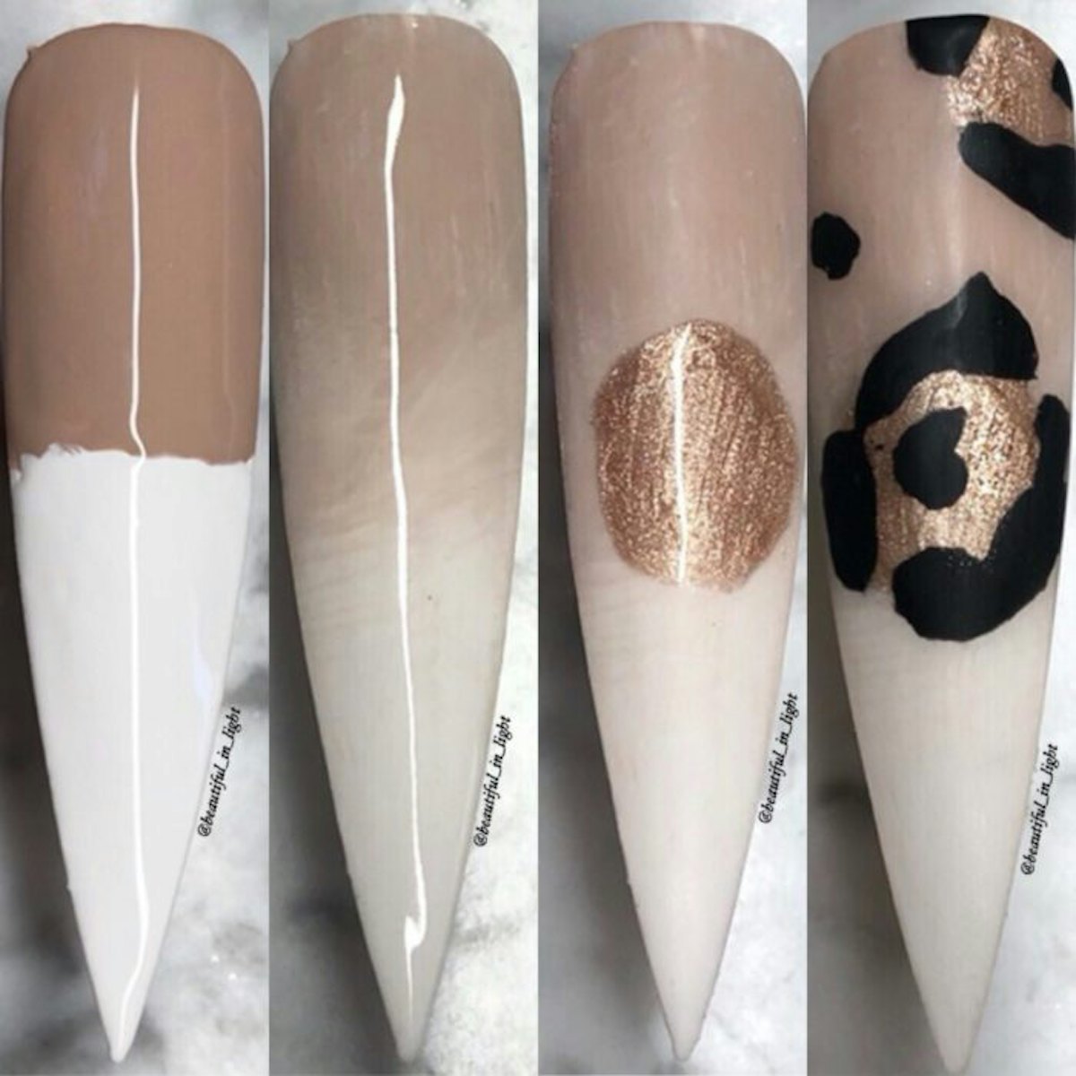acrylic nail designs with cheetah