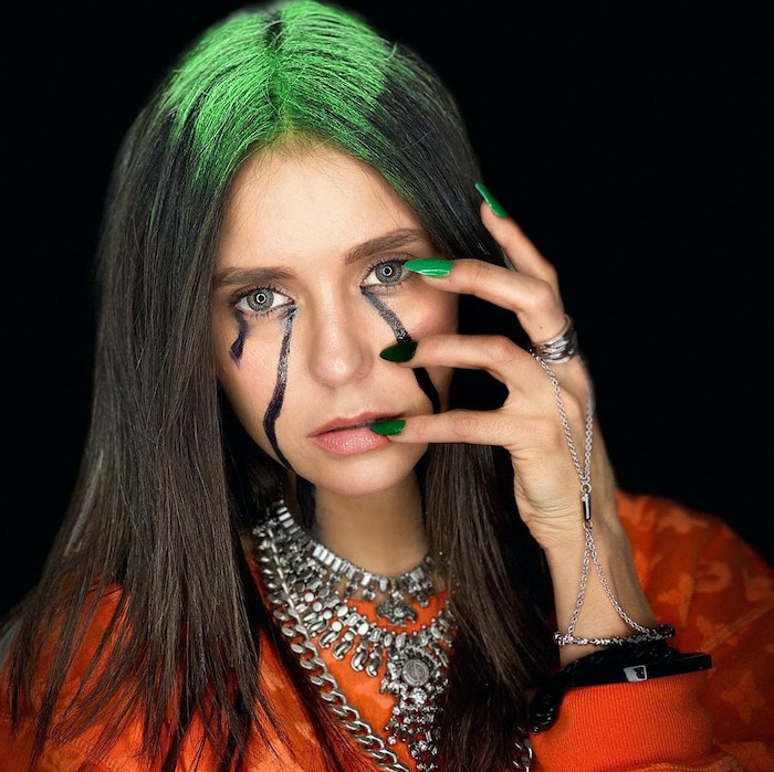 nina-dobrev-halloween-nail-look