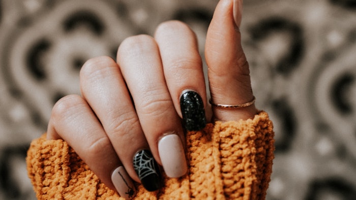 Halloween nail art is predicted to be the top trend during fall 2020.