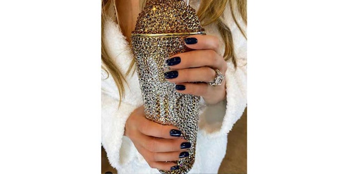 Jennifer Lopez with nails by @tombachik on Instagram
