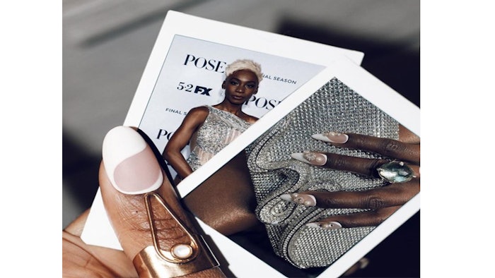 Angelica Ross, nails by Gracie J @theeditorialnail on Instagram