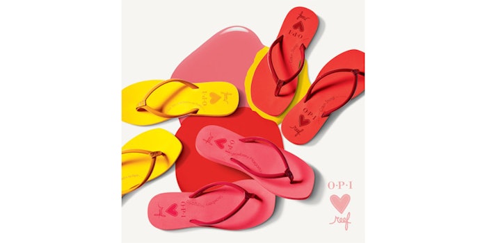 REEF and OPI Summer Sandal Collection