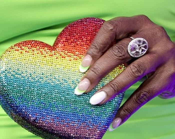 Leslie Jones, nails by unknown artist