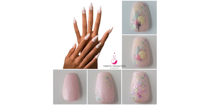 Glitter Gel Step By Step