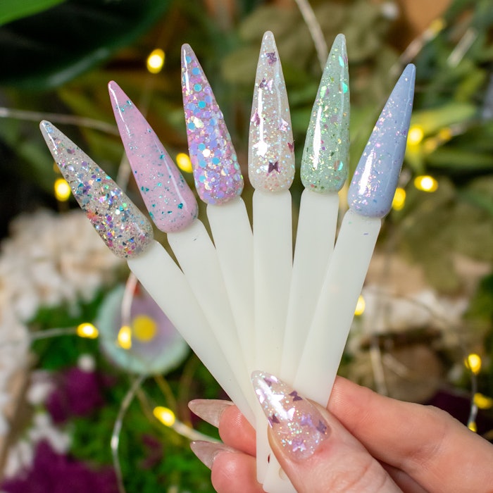 Color swatches of the Fairy Dust Collection