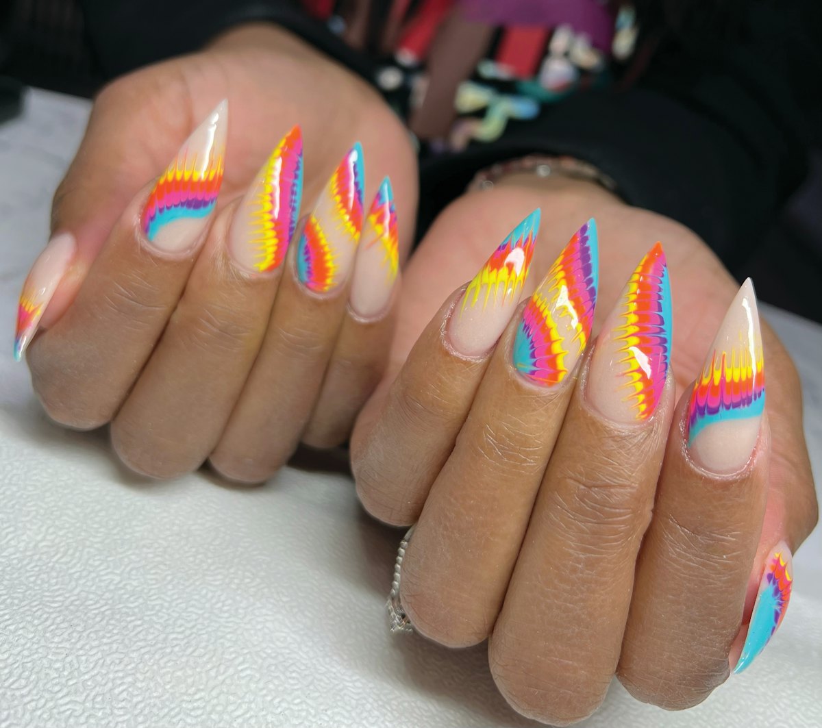 Portfolio 8 Must Copy Tie Dye Nail Looks For Summer 22 Nailpro