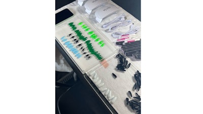 Aprés Nails Looks as part of the Maisie Wilen NYFW Show, Nails by Sojin Oh