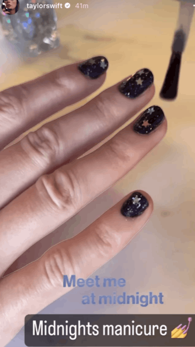 See Taylor Swift's Nails For Her Midnights Album Release | Nailpro