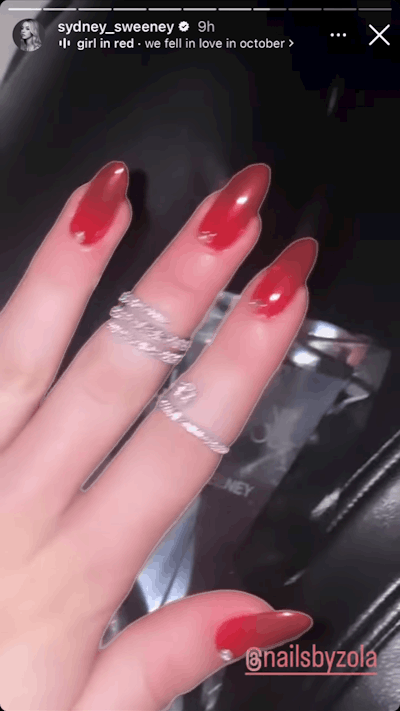 Sydney Tests Out TikTok's Red Nails Theory
