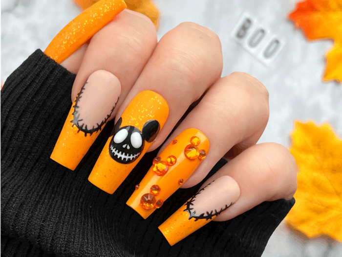 Halloween/Disney nails : r/Nails